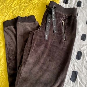 Justice Girls 12 Velour Sweatpants